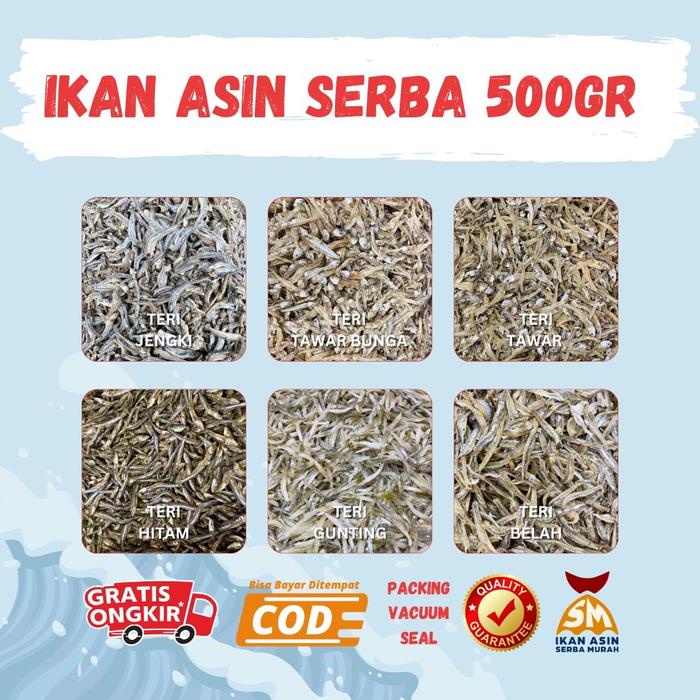 

IKAN ASIN SERBA 500G [] IKAN KERING