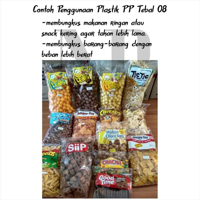 

Plastik PP Tebal 010 15x25 Kantong Bening Transparan Snack Keripik Default Spesifikasi