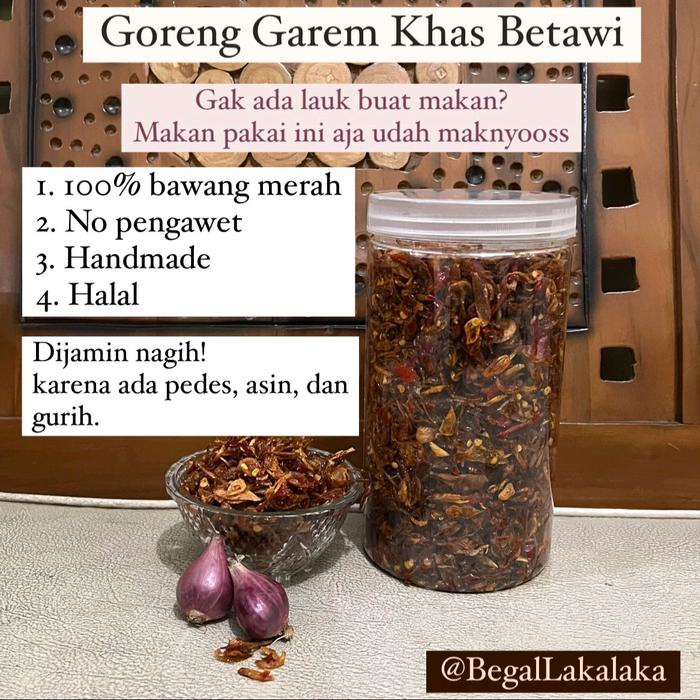 

Goreng Garem Begal Lakalaka (Bawang Goreng)