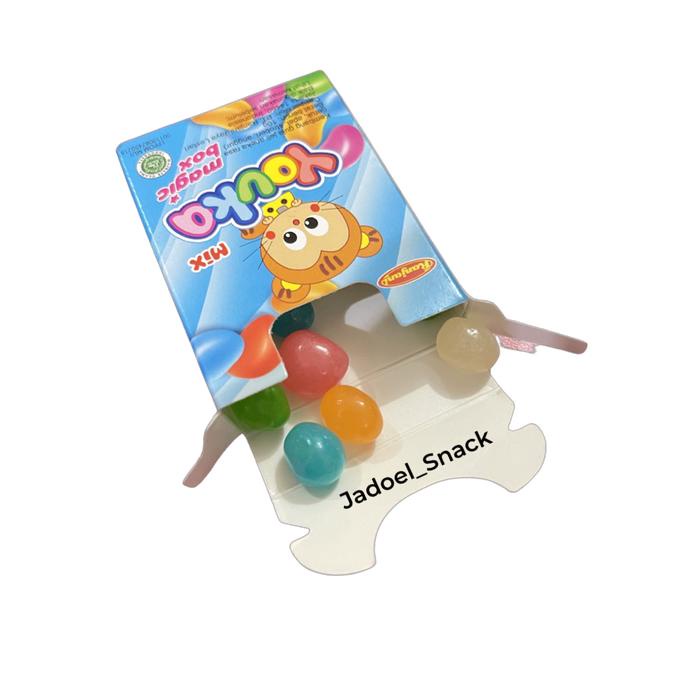 

Permen Youka Jelly Bean Magic Candy Box isi 30 pcs Rasa Buah Buahan by Jadoelsnack Food Jeli Toples