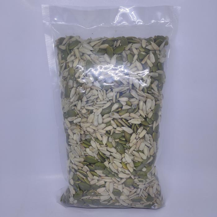 

1000gr Roasted MIX Pumpkin Seeds & Sunflower Seeds Varian Rasa Original/ Asin