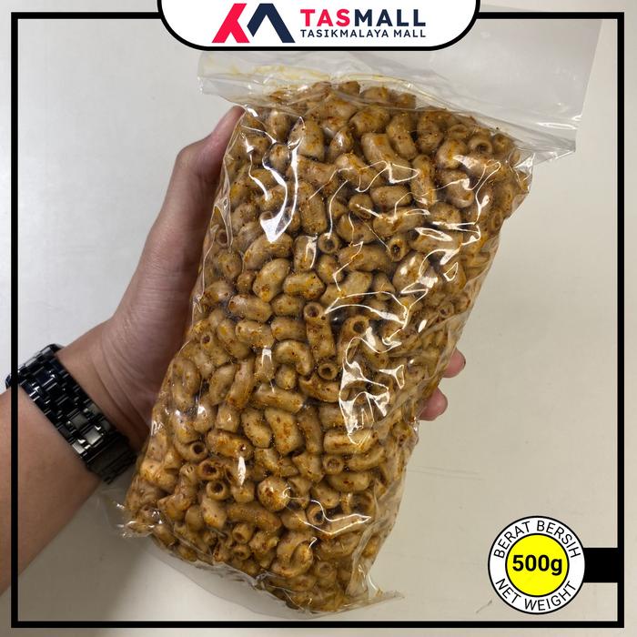 

FLASH 500gr [TANPA LABEL] Makaroni Bantet Tasikmalaya Food Snack Pedas Keripik