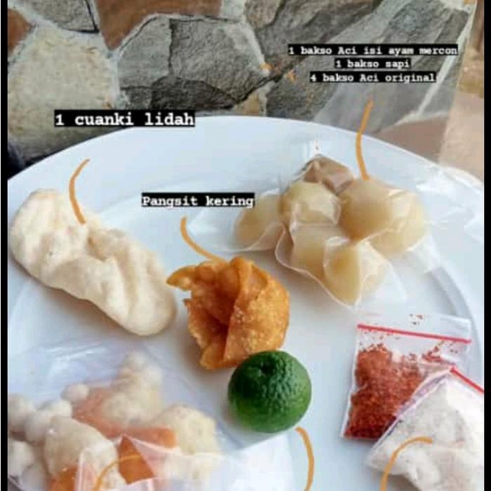 

PAKET 7 PACK BASO ACI AYAM SUWIR SUPER PEDAS Cuangki Food boci