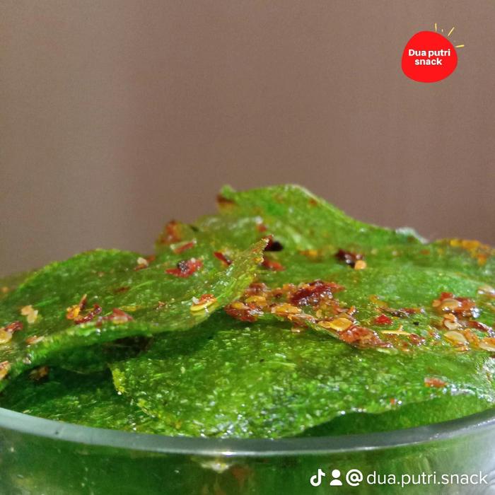 

KERIPIK KACA EXTRA PEDAS DAUN JEJUK 500 & 1KG Food Snack Kripca Kripik