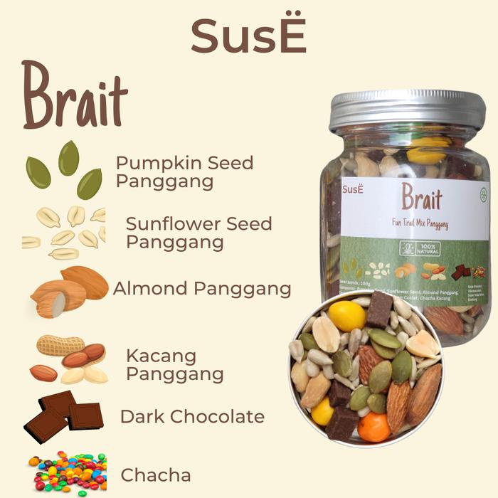 

Suse Brait Fun Trail Mix Cemilan