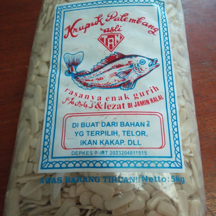 

krupuk ikan Palembang asli cap TAN (500 gram)