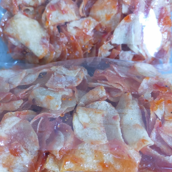 

Kripik Kentang Balado Pedas Manis 200 Gram