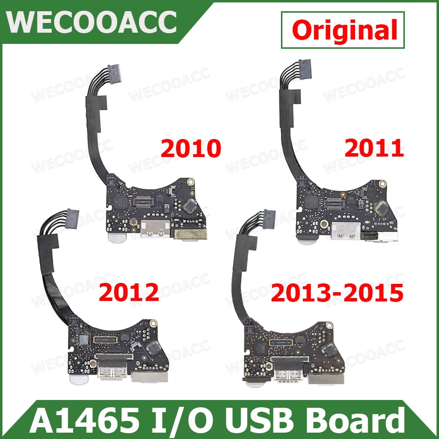 HTC Original I/O USB Audio Board For Macbook Air 11" A1370 A1465 Power DC Jack 2010 2011 2012 2013 2