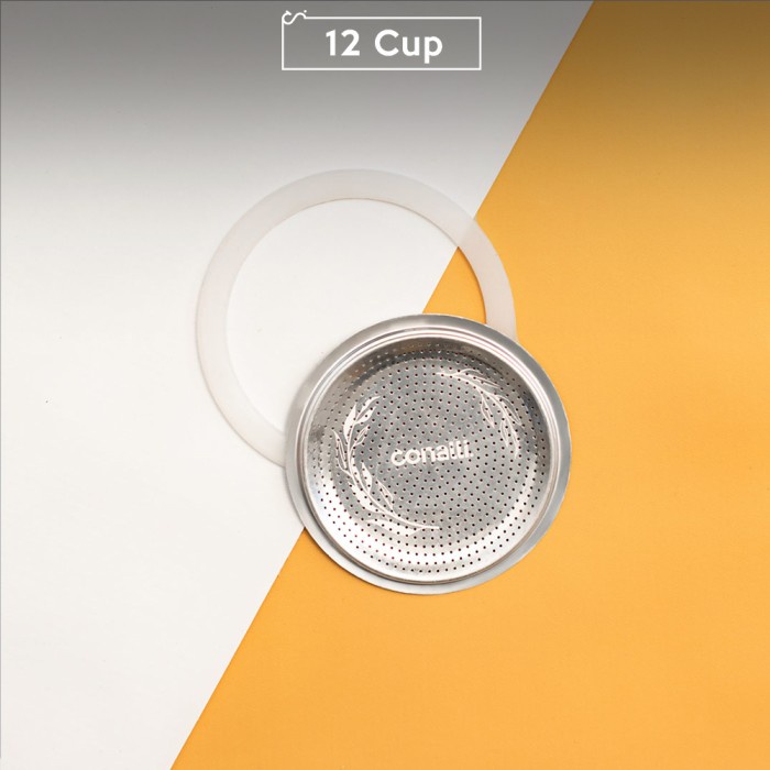 JAYAmart- Conalli Gasket Mokapot 12 Cup Seal Moka Pot Spare Part Filter Gasket