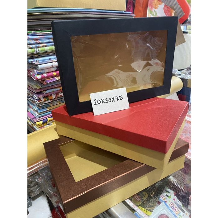 

pernakpernik- Box Karton / Kotak Kado 20 x 30 x 7,5 cm / Box Hampers / Dus