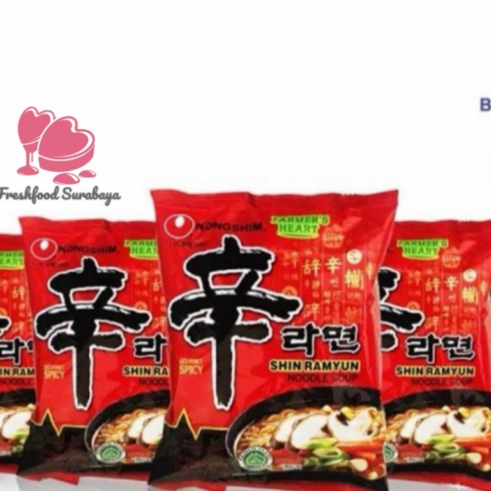 

(Good) Freshfood Nong Shim Shin Ramyun Mie instant korea 120gram
