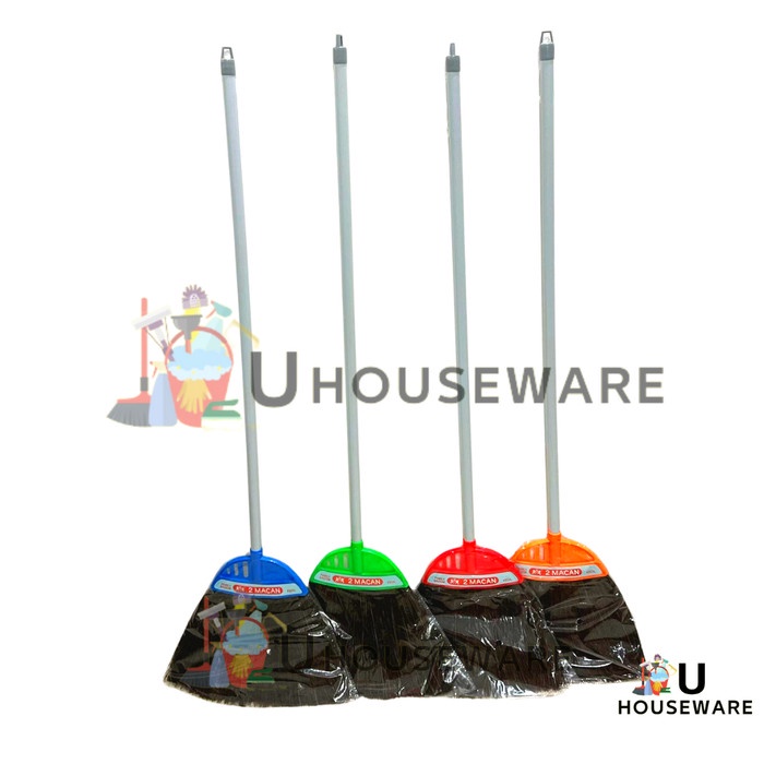 *Ready* Sapu Ijuk 2 Macan Family Kecil / Family Broom Small / Sapu Injuk