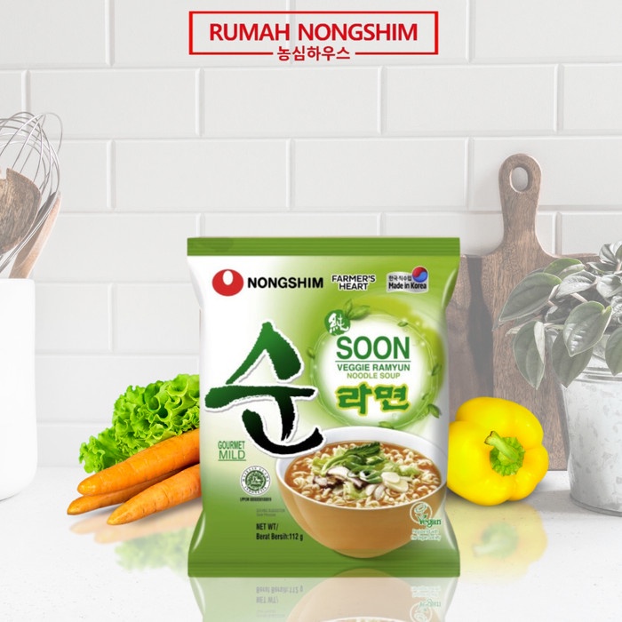 

Sale Terbatas Nongshim Soon Veggie Ramyun 112G Made In Korea 1 Dus Isi 20 Pcs Aman