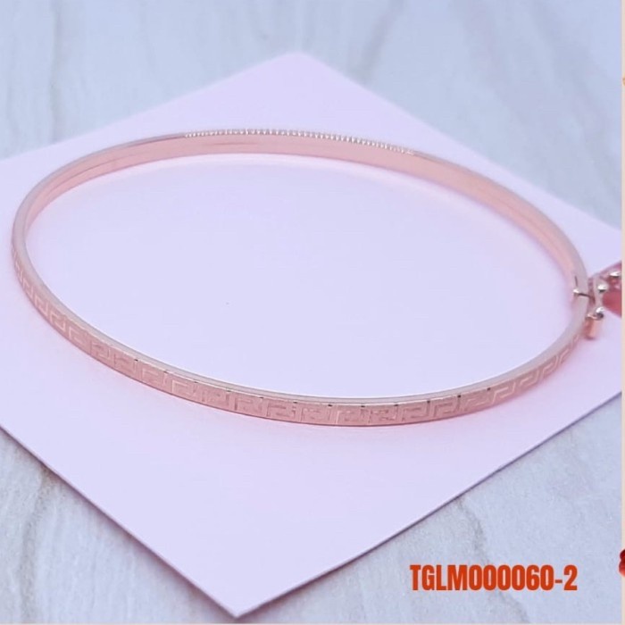 Gelang Emas Rosegold 750 bangle kaku UBS