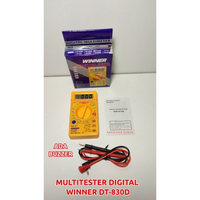 (Good) Multimeter / Tester Digital Winner DT-830D Original / Avo Avometer Multitester Digital Winner