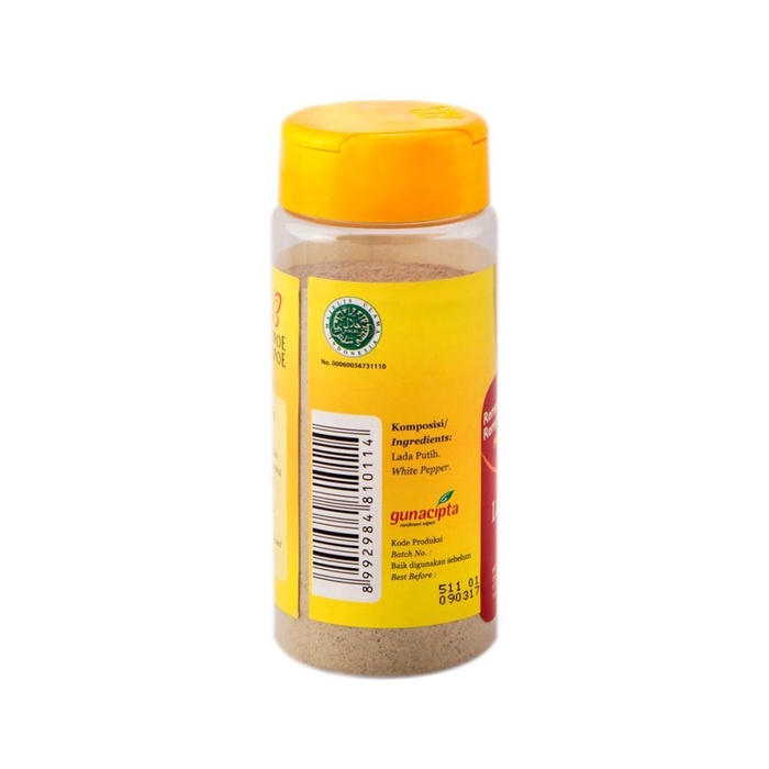 

(Best) Lada Putih Bubuk Cap Koepoe Koepoe 85 gr