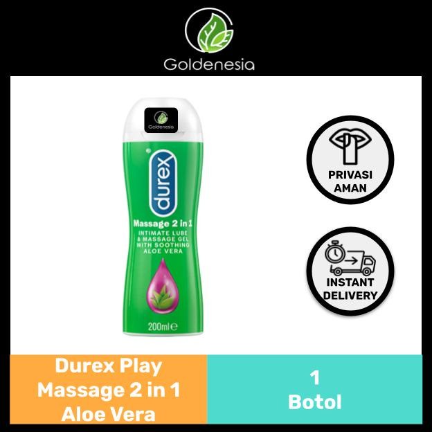 ReadyGanSiapkemas- Durex Play Massage 2-in-1 isi 200ml - pelumas lubricant gel pelicin -Good