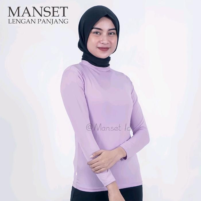 Miliki Segera Manset Manset Baju Manset Wanita Manset Lengan Panjang Dalaman Baju Spandek Dalaman
