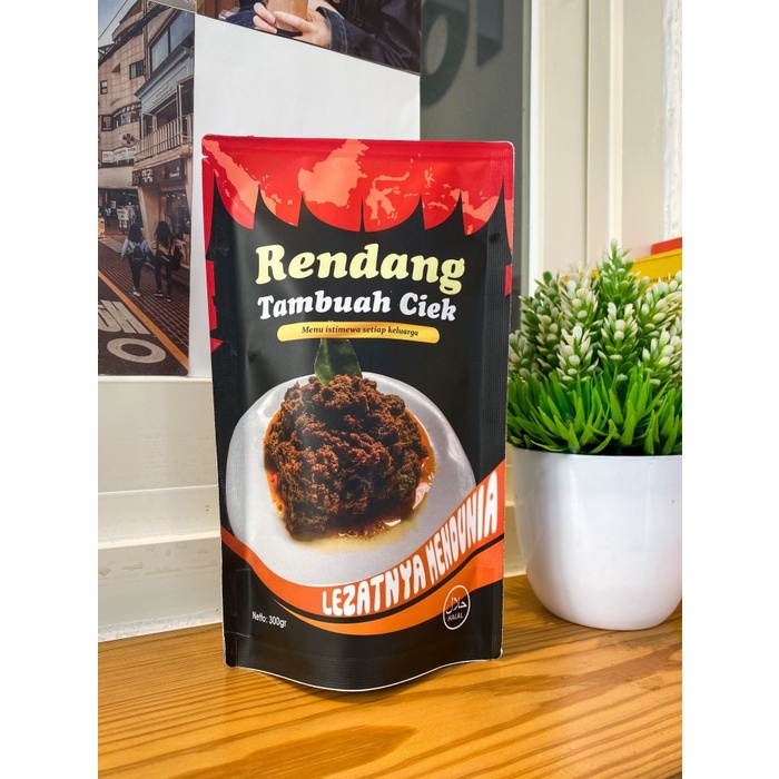 

(Good) Rendang PADANG Enak (Lamak Bana) MURMER 300GR "Rendang Tambuah Ciek