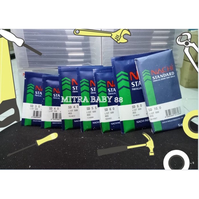 PREMIUM ORIGINAL Mata Bor Besi Merk Nachi / Mata Bor Besi Nachi