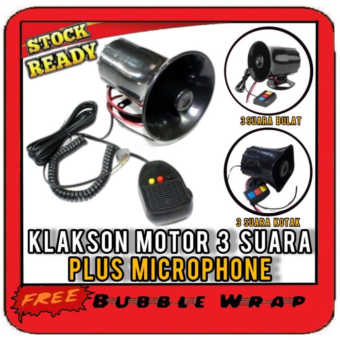 Klakson Toa 3 Suara / Sirine 3 Suara / Klakson Toa Polisi Patwal