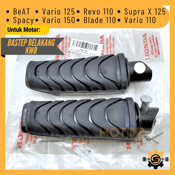Promo Bastep Belakang Kwb Footstep Belakang Pijakan Kaki Original Honda Beat Fi Vario 110 Karbu