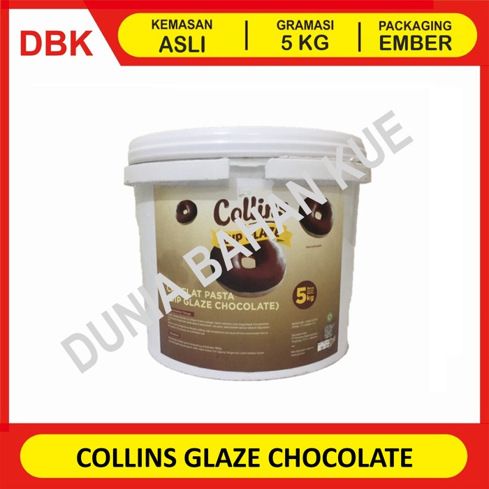 

Promo Terbatas Collins Dip Glaze 5 Kg - Topping Donat Pisang Nugget - Chocolate Aman