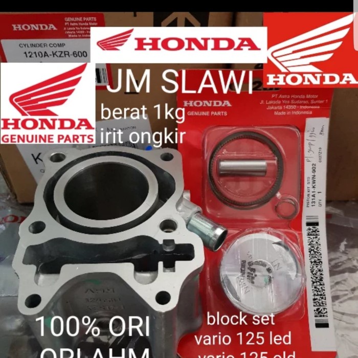Block Set Piston Kit Set Vario 125 Old Vario 125 Led Ori Ahm