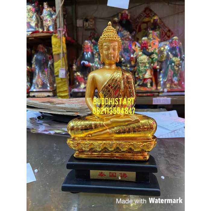 Patung Buddha Theravada Sakyamuni Buddha 8 Inch