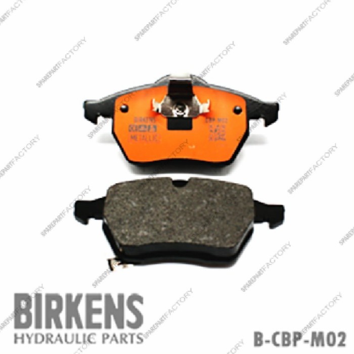 Kampas Rem Brake Pad Depan Chevrolet Zafira Bahan Metallic