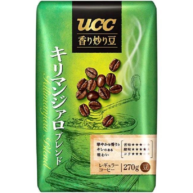 

Kopi Ucc Aromatic Roasted Kilimanjaro Blend Coffee Beans 270 Gram