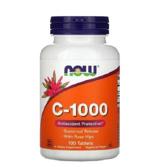 

Now Foods Vitamin C 1000 / C1000 Sustain Release Rose Hips Isi 100 Tab
