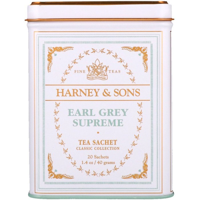 

Harney & Sons Earl Grey Supreme Tea Classic Tin 20 X 2 Gram
