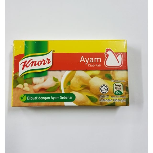 

Bumbu Knorr Chicken / Ayam Stock Cubes 60 Gram Malaysia