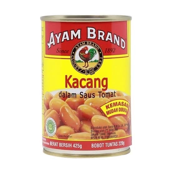 

Ayam Brand Baked Beans / Kacang Dalam Saus Tomat Ayam Brand 425 Gram