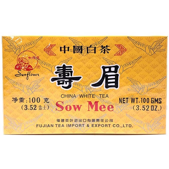 

Sunflower China White Tea Sow Mee / Te Blanco Sunflower Brand 100 Gram