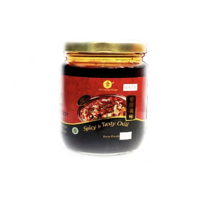 

Old Zhang Village Spicy & Tasty Chilli Oil / Minyak Sambal Mala 250 Gr