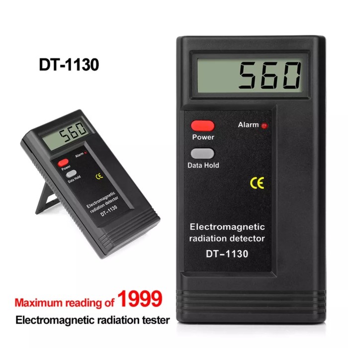 stooo Electromagnetic Radiation Detector Digital EMF Meter Dosimeter Radiasi