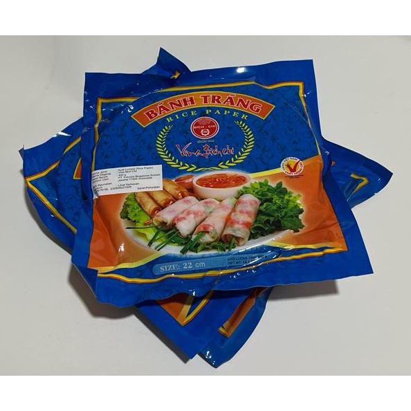 

Banh Trang Rice Paper 400gr 22cm Kulit Lumpia Vietnam Rice Paper