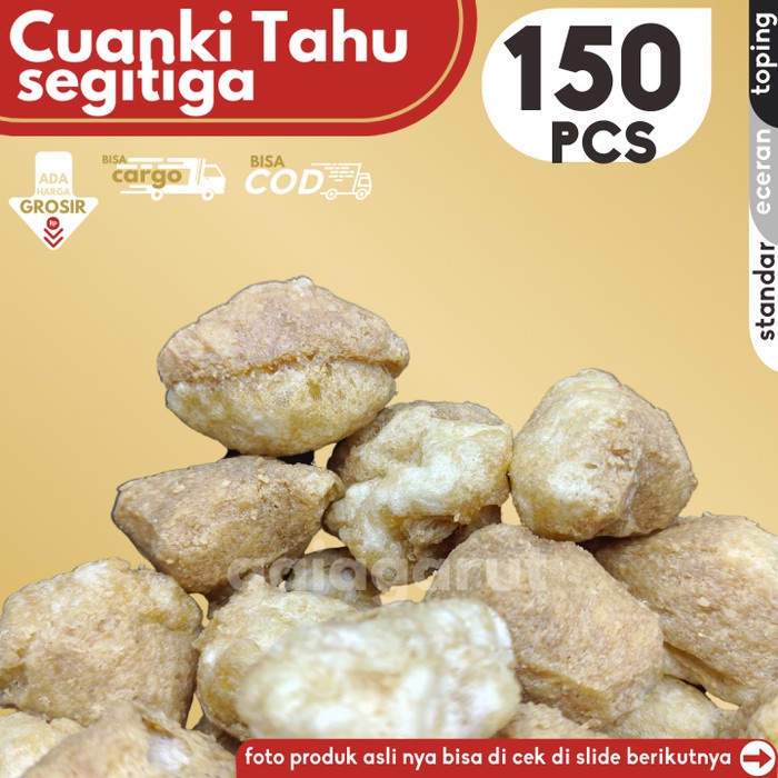 

Cuanki Baso Tahu Kering ISI 150pcs untuk Seblak dan baso aci