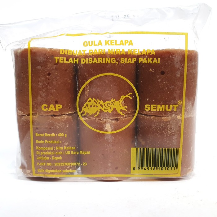 

Gula Merah Nira Kelapa Cap Semut - 400 gr