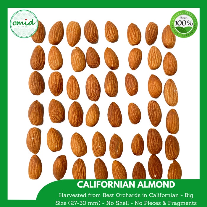 

Roasted Almond No Shell (Kacang Almond Kupas Panggang) 500gr