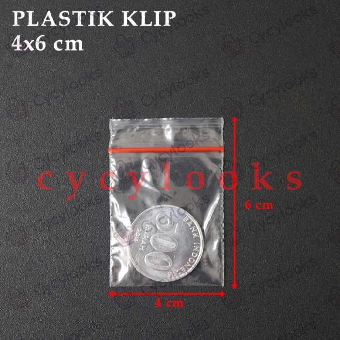 (Good) Plastik Klip Ziplock Zipper Bag Makanan Tebal Plastic Clip Kecil Besar