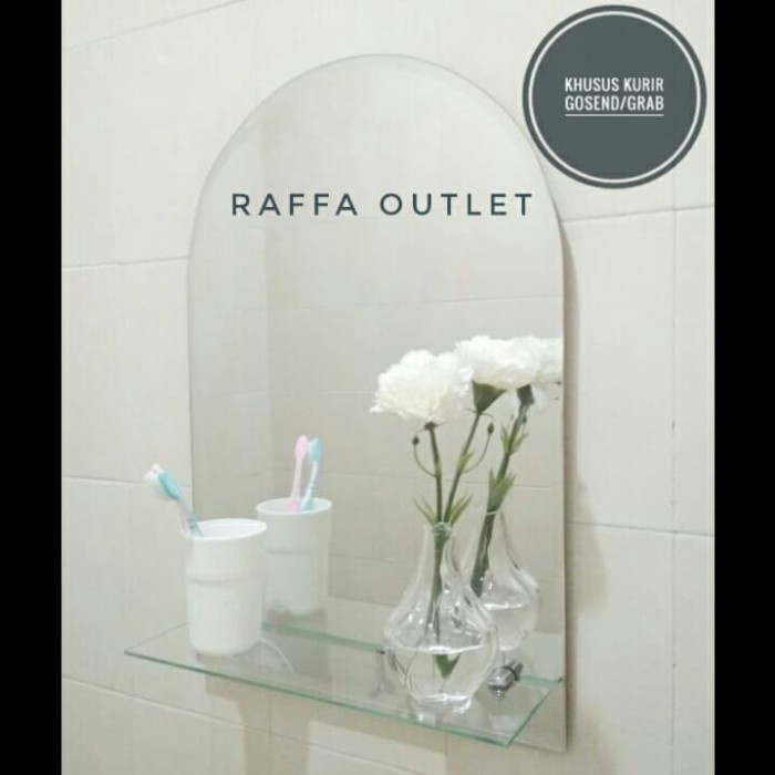 CERMIN KAMAR MANDI/KACA KAMAR MANDI OVAL