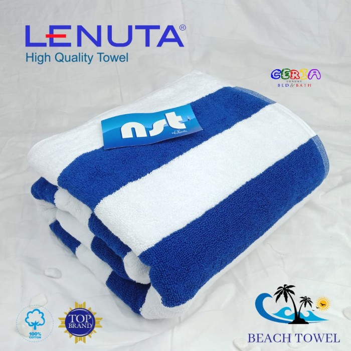 POOL TOWEL HANDUK PANTAI JUMBO HOTEL NST BY LENUTA STRIPE SIZE 86X150