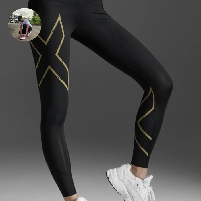 2Xu Mcs Women'S Light Speed Mid-Rise Compression Tight - New Bnib Best Seller
