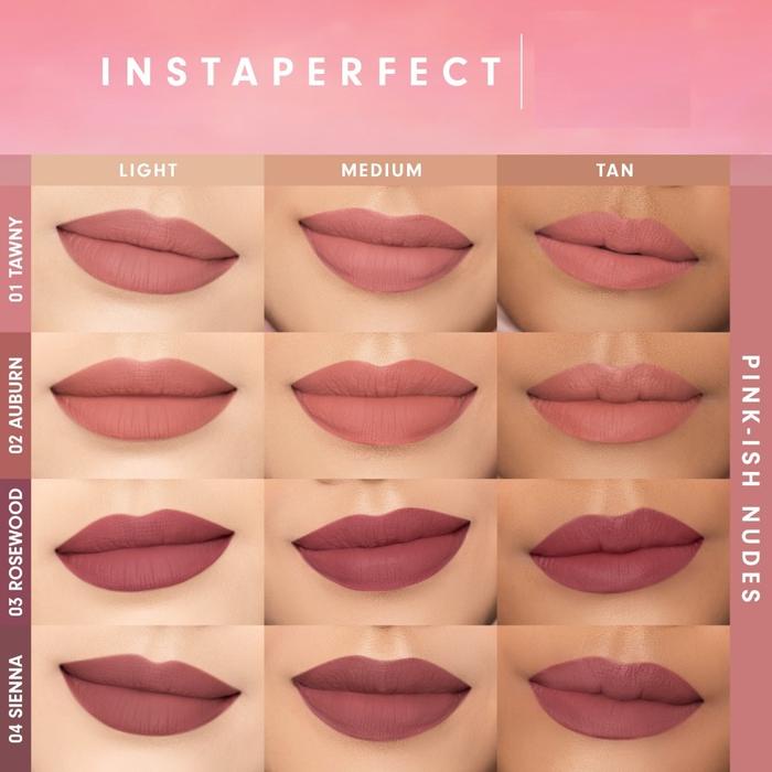 Wardah Instaperfect Suede Lip Matte Lip Cream Lip Matte