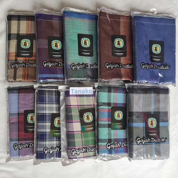 Kain Sarung Gajah Duduk.