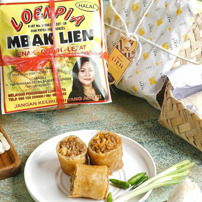 

Promo Terbatas Lunpia Lumpia Semarang Mbak Lien Original Special Paket Isi 10 Pcs Aman