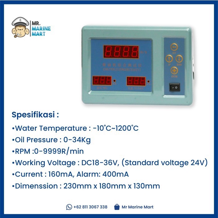 (BestSeller) Diesel Engine Monitor SY-3 Indikator Mesin Diesel Kapal